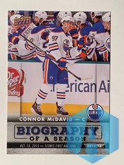 2015-16 Upper Deck Biography of a Season Connor McDavid #BIOCM-7 Rookie